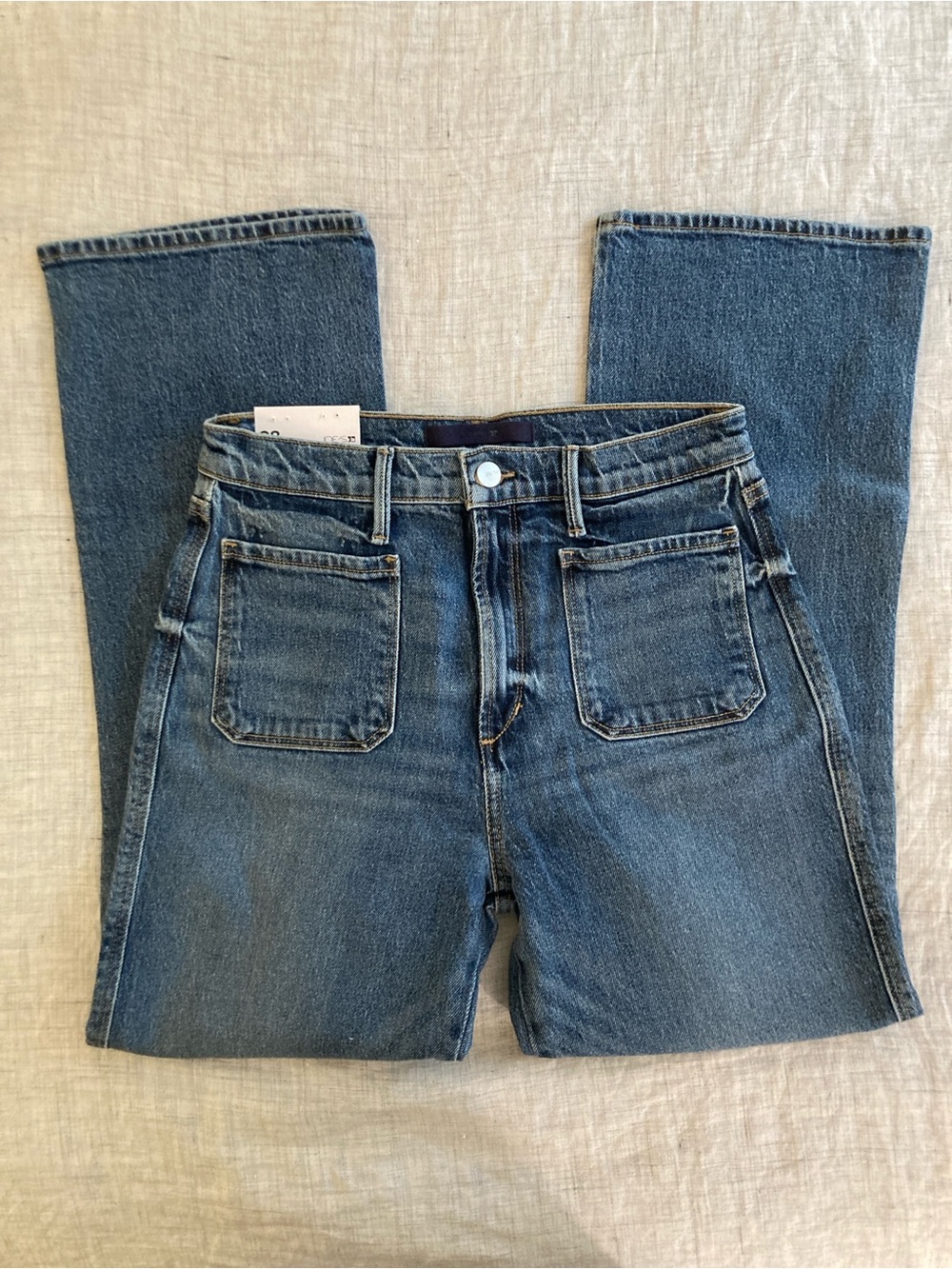 Joe's Jeans The Patch Pocket Ankle Bootcut medium wash Size 28 NWT